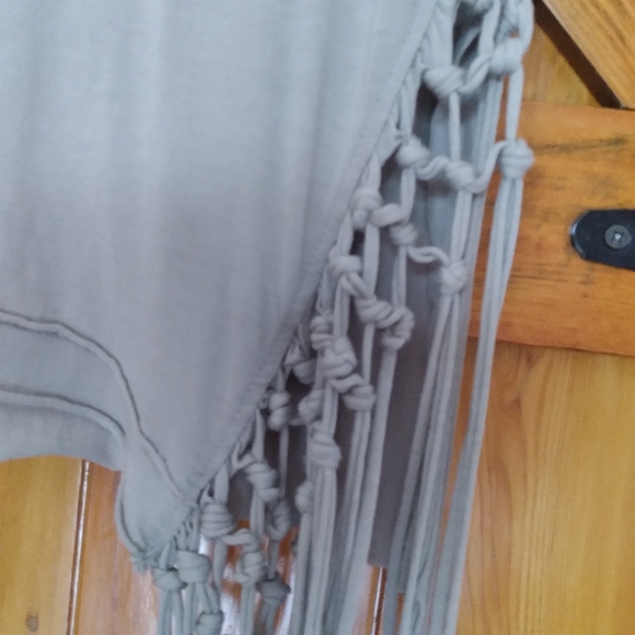 Long  Boho Tank Top with Fringes - Picture 8 of 10